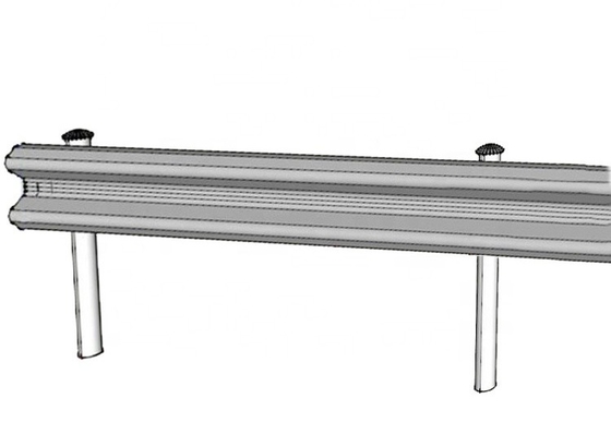GI Materials Highway Guardrail Roll Forming Machine avec une alimentation électrique de 380V à 50Hz et une résistance de rendement de 350Mpa