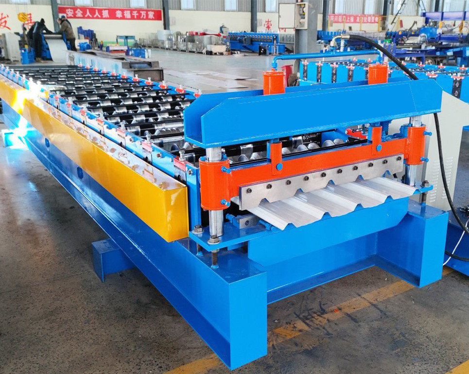 Petit pain de Rib Type Ibr Roof Tile formant la phase de la machine 3