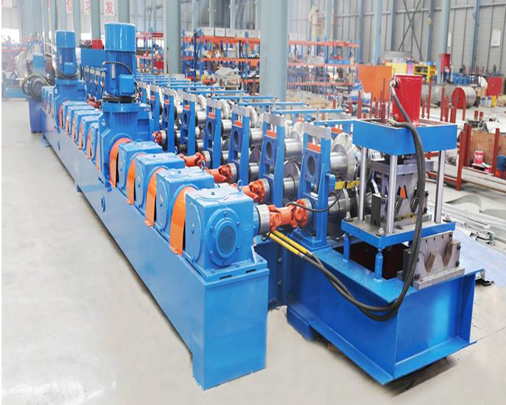 2025 garde-corps de route 3 vagues 4 mm 15 m/min Garde-corps machine à former des rouleaux ondulés