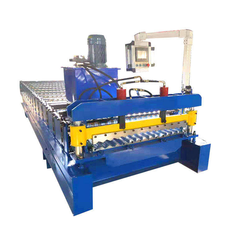 Petit pain ondulé galvanisé de toit formant la machine épaisseur de 0,3 - de 0.8mm