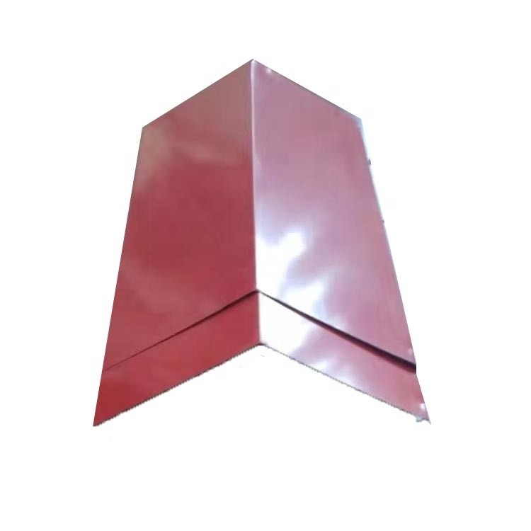 Type d'angle machine de Ridge Cap Roof Roll Forming avec la presse hydraulique et la coupe