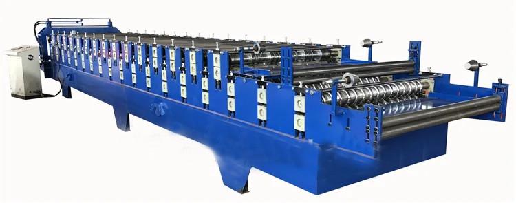 petit pain de toit de double couche de 380V 60Hz 3Ph formant la machine 840 trapézoïdale et 836