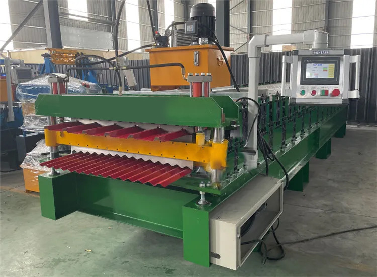 Ibr et petit pain ridé de double couche formant la machine ont entièrement automatisé le contrôle de PLC