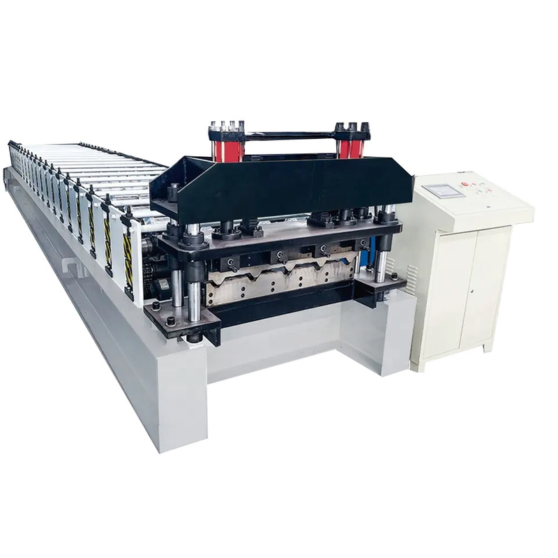 petit pain froid ondulé de feuille de toit de 914-1200mm formant le contrôle complètement automatique de PLC de machine