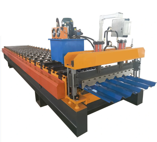 feuille en acier de toiture de 380V 50HZ 3P Rib Panel Roll Forming Machine faisant la machine