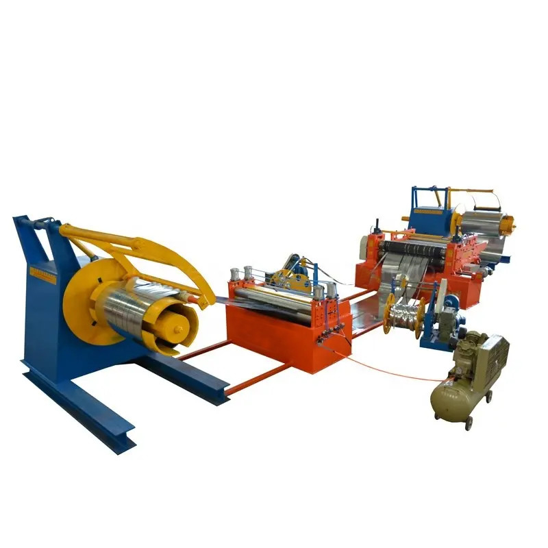 longueur de 30m/Min Steel Coil Cut To et ligne de fente avec Decoiler et Recoiler