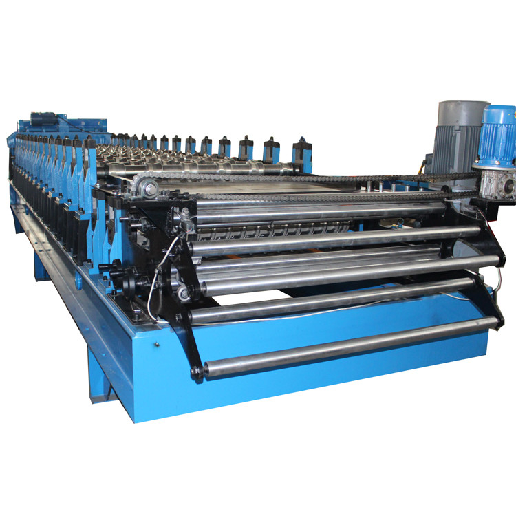 machine à tuiles de toiture à double couche efficace avec 1000-1200 mm de largeur de formage