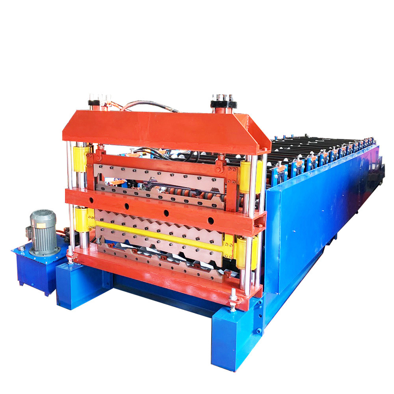 petit pain de tuile de toit de diamètre d'axe de 70mm formant la machine 380v50hz tension de 3 phases
