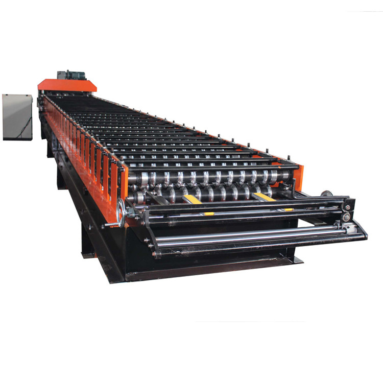 Machine de formage de tuiles de type ondulé de 850 mm avec découpe hydraulique