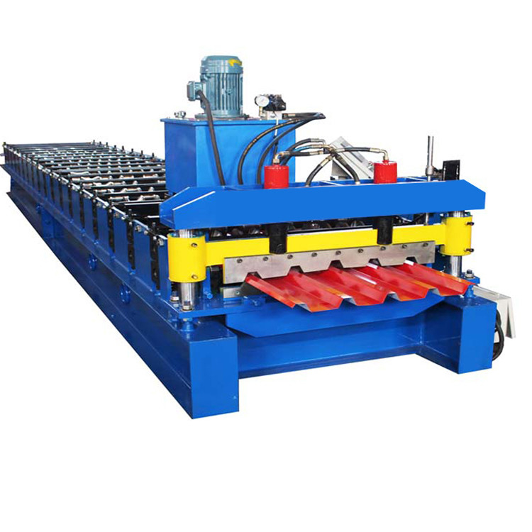 IBR 686 Profil machine de formage de rouleaux à une couche Plc contrôle et découpe hydraulique