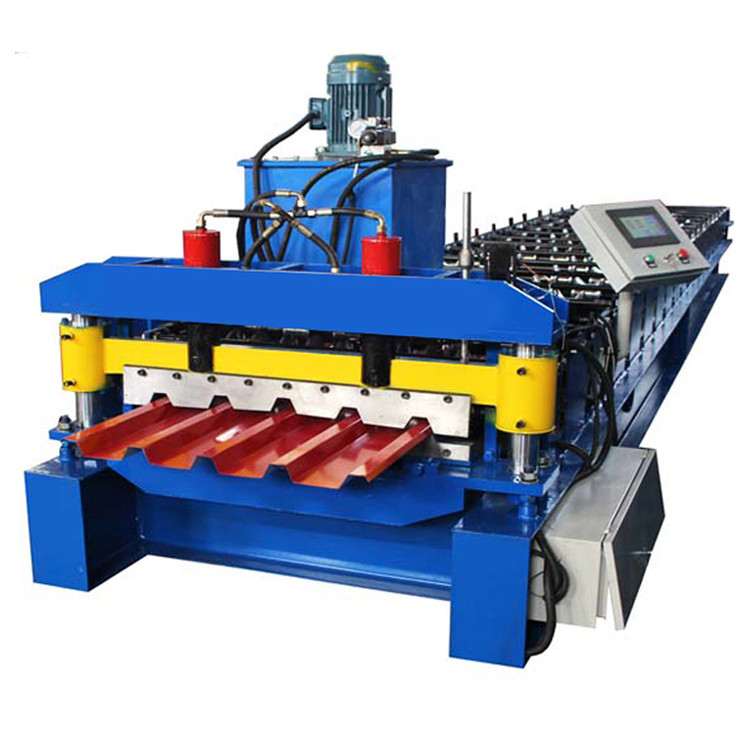 IBR 686 Profil machine de formage de rouleaux à une couche Plc contrôle et découpe hydraulique