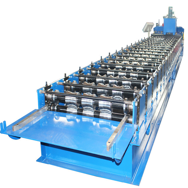 IBR 686 Profil machine de formage de rouleaux à une couche Plc contrôle et découpe hydraulique