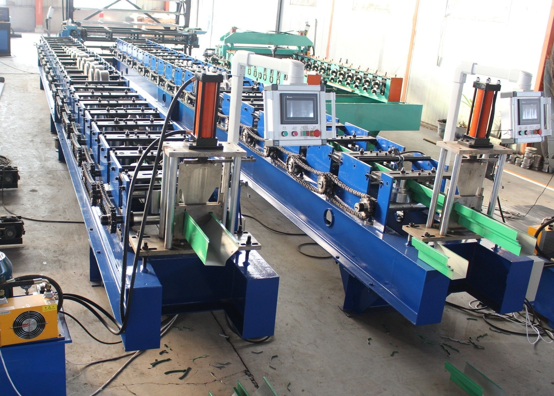 Machine hydraulique de formage de rouleaux de tuyaux à 18 stations Stations à rouleaux 4 kW