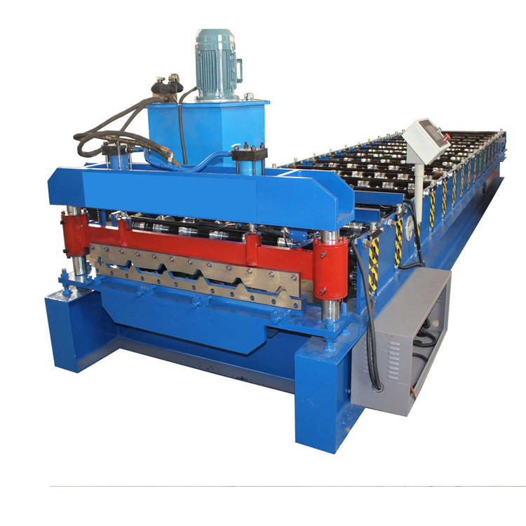 Machine de formage de rouleaux de toit en acier à haute vitesse 45# pour l'aluminium et l'acier coloré