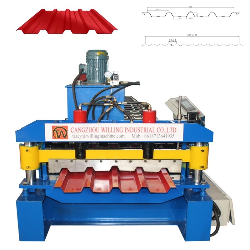 Fabrication personnalisée de tôles de toiture à double couche trapézoïdale 686 IBR et ondulée 762 pour l'Afrique du Sud