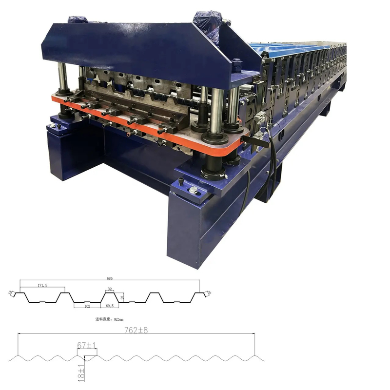 Fabrication personnalisée de tôles de toiture à double couche trapézoïdale 686 IBR et ondulée 762 pour l'Afrique du Sud
