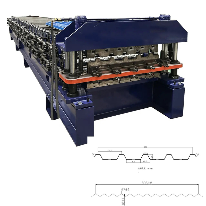 Fabrication personnalisée de tôles de toiture à double couche trapézoïdale 686 IBR et ondulée 762 pour l'Afrique du Sud