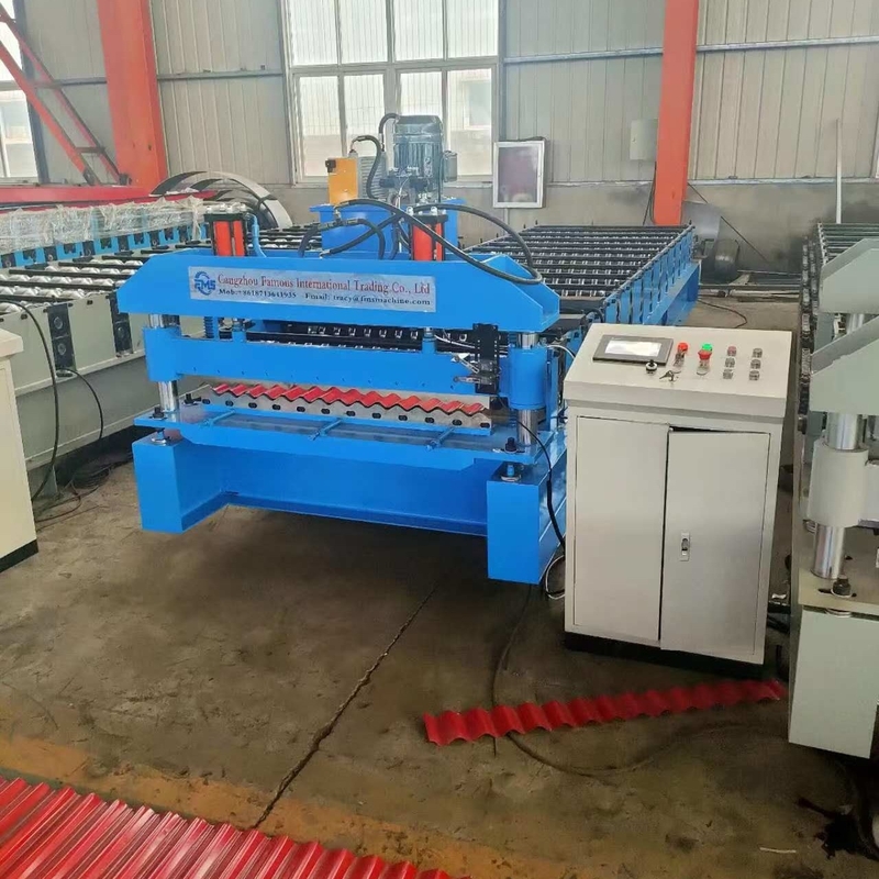 Fabrication de tôles de toiture à 7/8