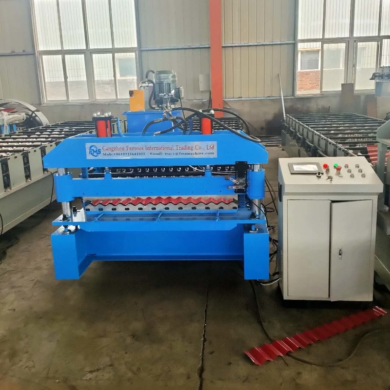 Fabrication de tôles de toiture à 7/8