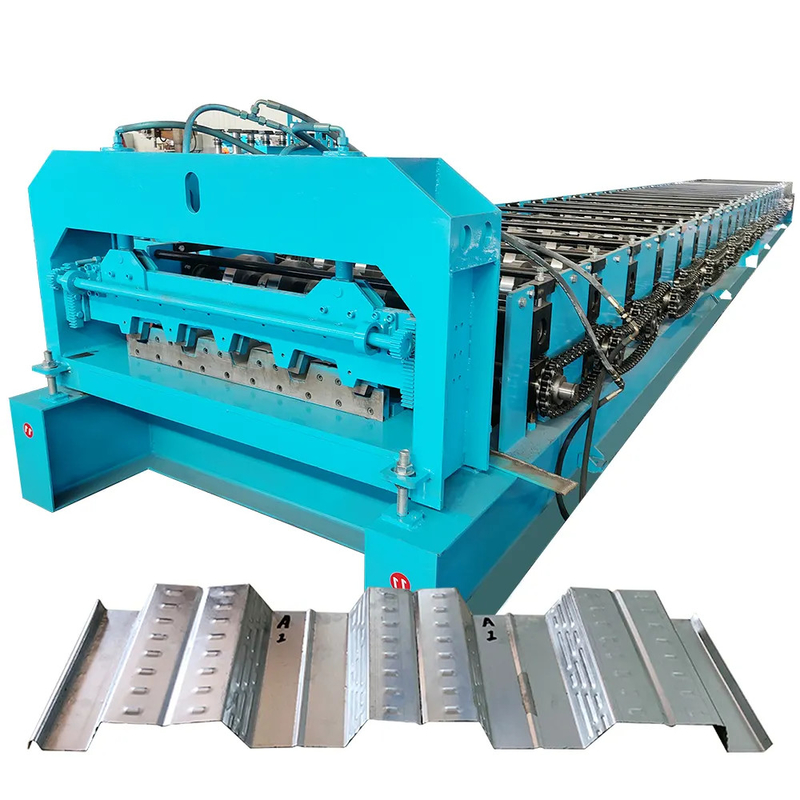 36'' machine de formage à rouleaux de toit / plancher de type B à grande vitesse avec mode de coupe hydraulique et matériau à rouleaux