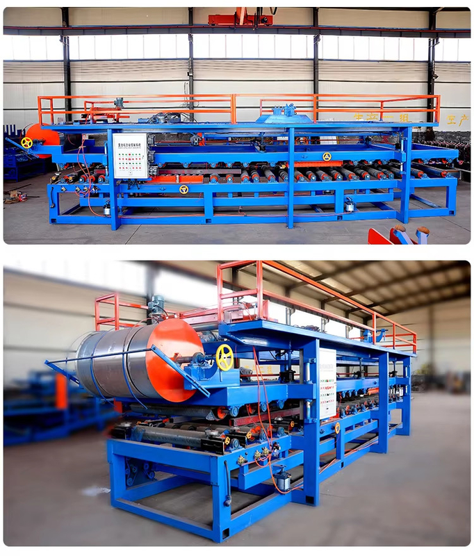 Machine de fabrication de panneaux muraux de toits de sandwich EPS Panneau de presse Machine de ligne de produit Vitesse de formage 3-6m/min