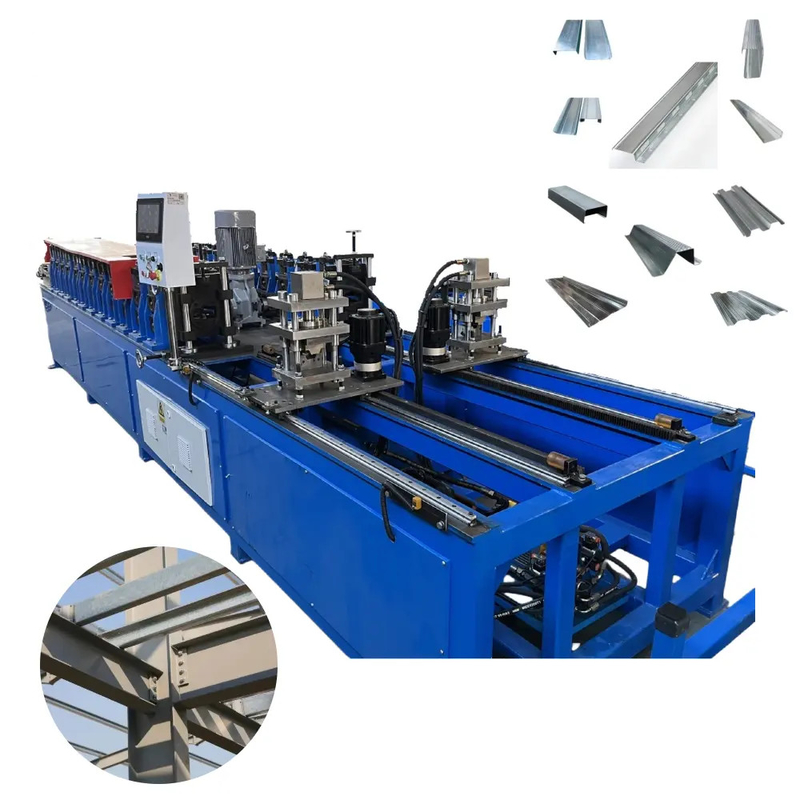 C U Stud avec le poinçonnage du poinçon et la machine de formage de rouleaux à grande vitesse