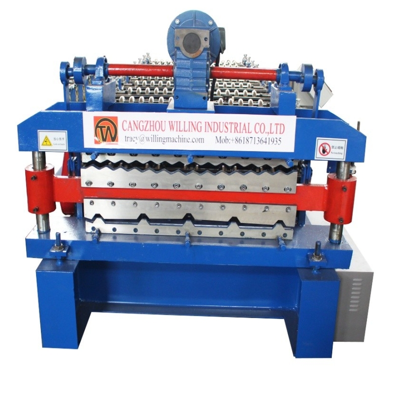 Machine à carreaux de toiture à double couche