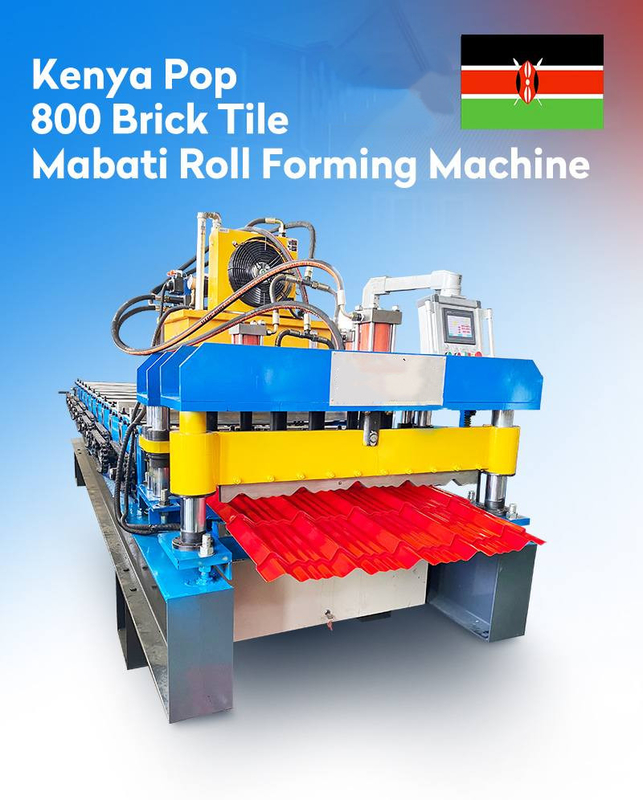 Commande PLC 0,3-0,6 mm Machine de formage à rouleaux à double couche 15 m/min Pour les panneaux de toit Ppgi