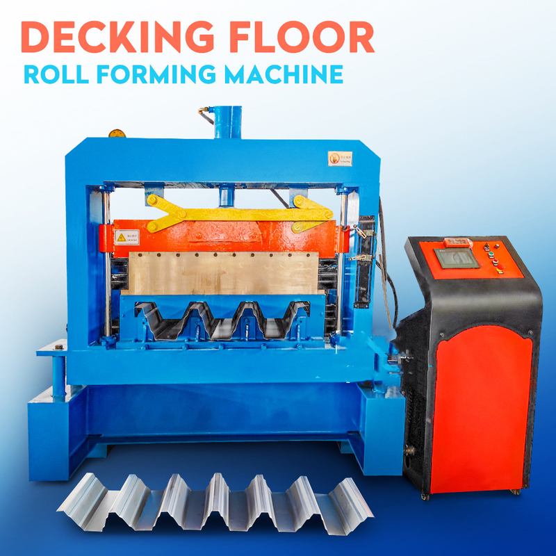 Commande PLC 0,3-0,6 mm Machine de formage à rouleaux à double couche 15 m/min Pour les panneaux de toit Ppgi
