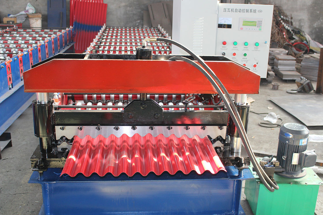 380v 50hz en carton ondulé de la feuille de toiture en rouleau formant machine Performance stable Longue durée de vie