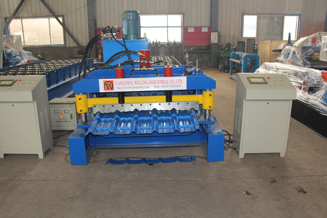 380v 50hz 2025 nouvelle conception personnalisation Galvalume Roof Panel Roll Forming Machine Plc