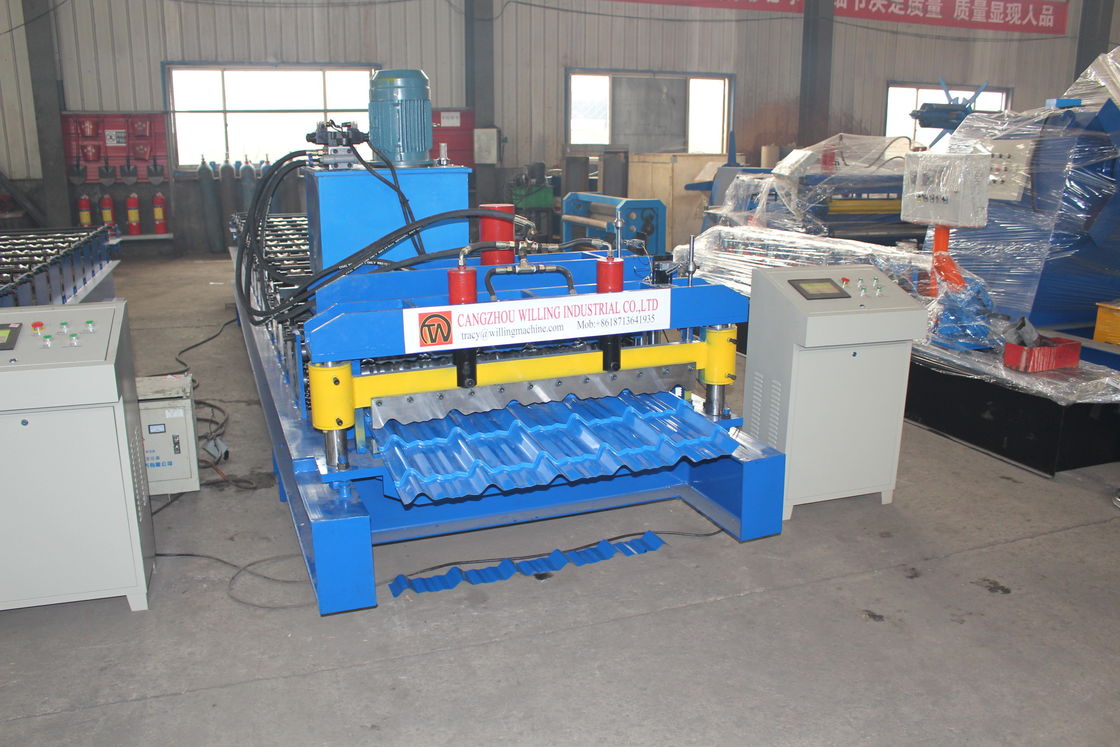 380v 50hz 2025 nouvelle conception personnalisation Galvalume Roof Panel Roll Forming Machine Plc
