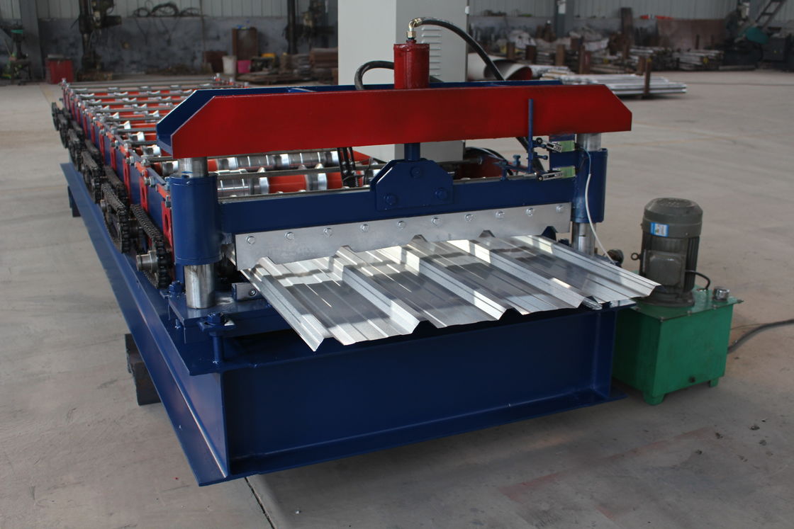 380v 50hz Machine de formage de rouleaux de toit à ruban 36 Couverture 3/4 Hautes côtes Facile à utiliser