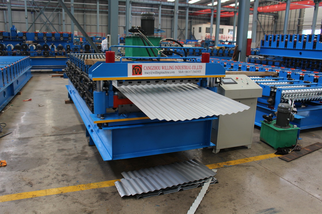 2025 factory price hot sale Trapezoidal and glazed Double Layer Roof sheet roofing tile Forming Machine
