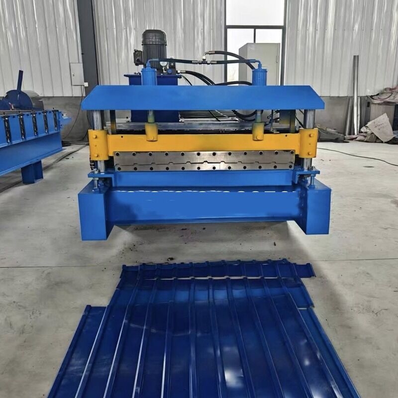 feuille en acier de toiture de 380V 50HZ 3P Rib Panel Roll Forming Machine faisant la machine