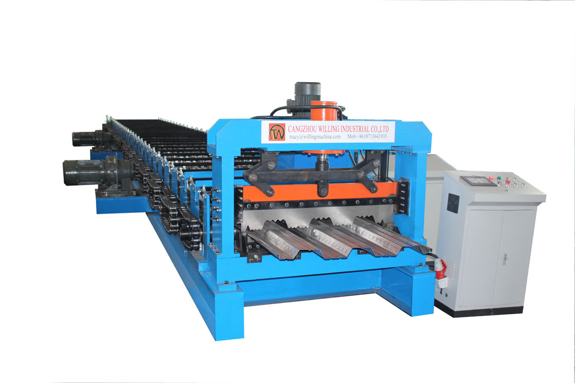 2 tailles en 1 petit pain de plate-forme de plancher formant l'économie d'énergie 380V 50Hz de machine 3 phases