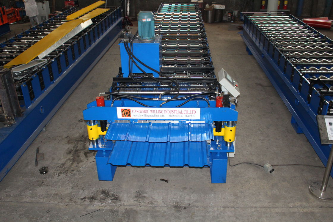 Type 6 phase de trapèze de la machine 3 de Rib Roof Tile Roll Forming
