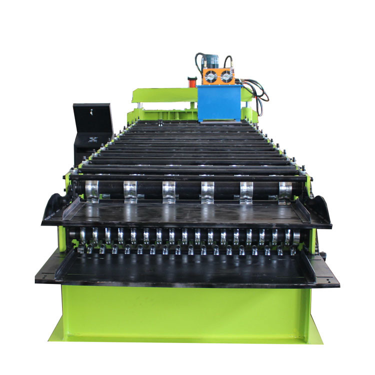 3ph colorent le petit pain de double couche de l'acier 0.25mm formant la tuile glaçée par machine et ridé