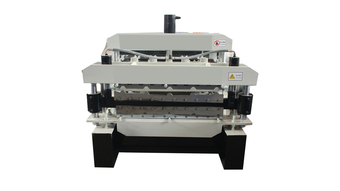 petit pain ondulé de double couche du toit 380v de 0.3mm formant le rendement élevé de machine