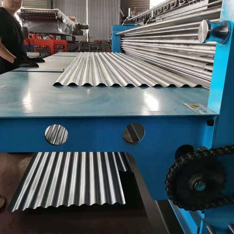 petit pain ondulé de baril de 0.12-0.2mm formant la machine pour le matériel galvanisé mince