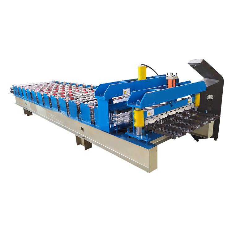 Petit pain ondulé de toiture en métal formant le contrôle complètement automatique de PLC de machine