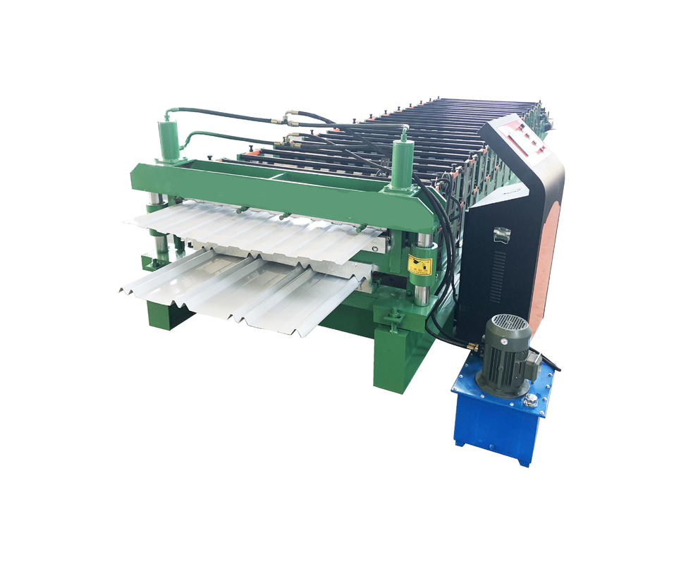 Ibr a ridé la double couche de 12m/Min Roof Panel Roll Former