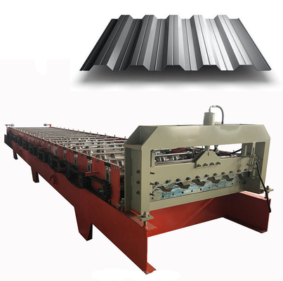 zinc trapézoïdal de toit de la machine T35 de formage de feuilles de 0.3mm faisant la transmission à chaînes