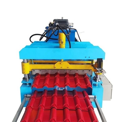 Petit pain hydraulique à grande vitesse superbe de tuile d'étape formant la machine à faible bruit