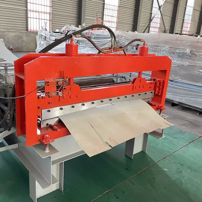 Métal de Galvalume de tôle d'acier fendant la ligne 550mm automatiques simples