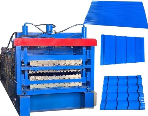 0.8mm petit pain de trois couches formant la machine Ibr ont ridé et ont glacé la tuile