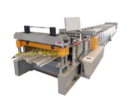 Le métal 380v60hz en acier a galvanisé le petit pain de plate-forme de plancher formant la coupe hydraulique de machine