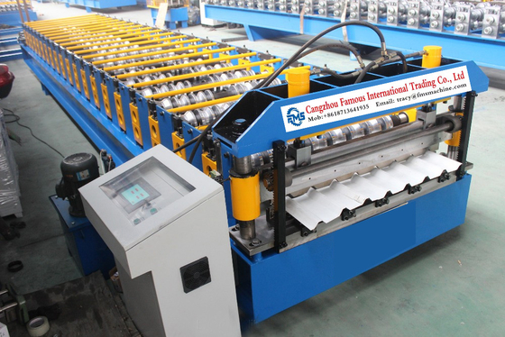 Petit pain de tuile de toit de GI formant la machine 8 nervures 5 nervures 6 nervures
