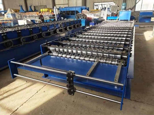 Petit pain ondulé galvanisé de toit formant la machine épaisseur de 0,3 - de 0.8mm