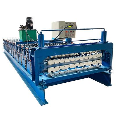 Petit pain de feuille de toiture de double couche formant l'aluminium de machine